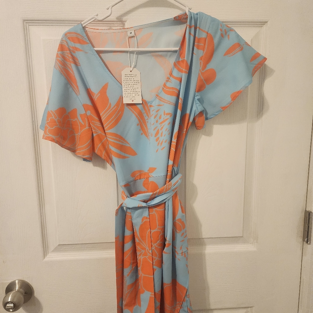 Summer wrap dress